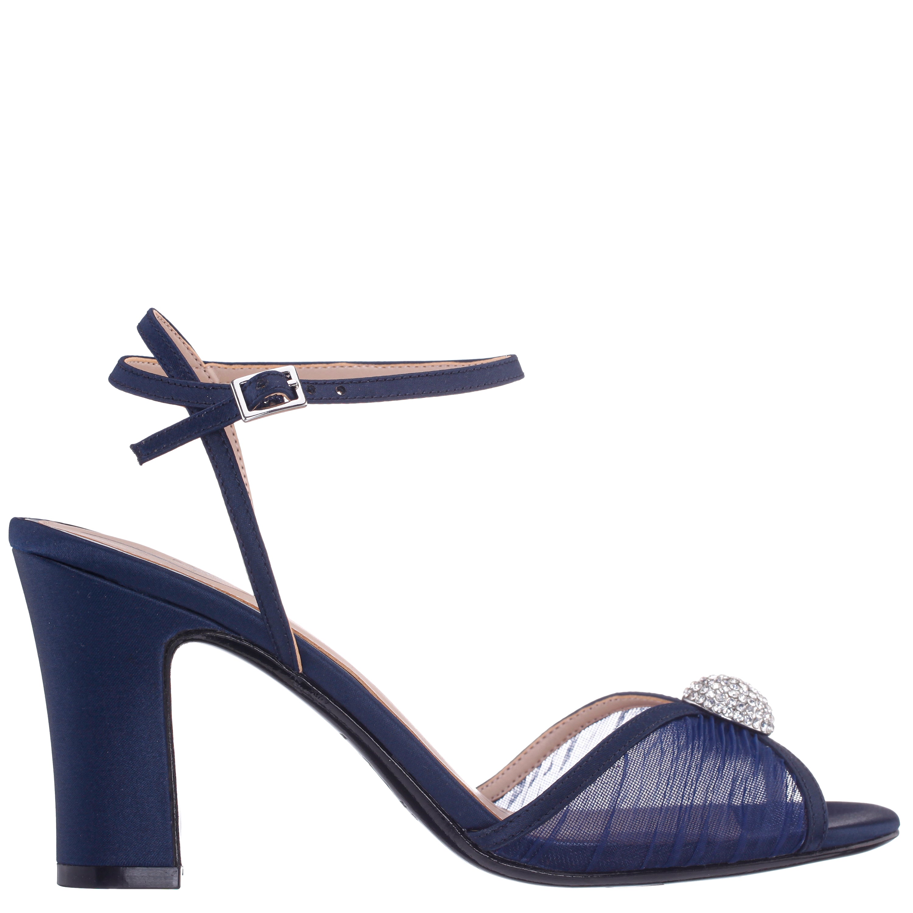 Blue Block Heels Wedding Sandals Royal Blue Velvet Block Heels