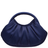 BREN-NEW NAVY 
MINI MOON SATCHEL WITH CUT-OUT HANDLE