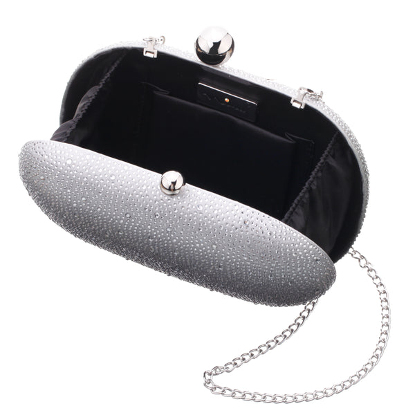 CRISS-BLACK CRYSTAL OMBRE MINAUDIERE