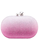 CRISS-ULTRA PINK CRYSTAL OMBRE MINAUDIERE