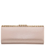 MADELINE-GOLD BEADED CRYSTAL FLAP CLUTCH
