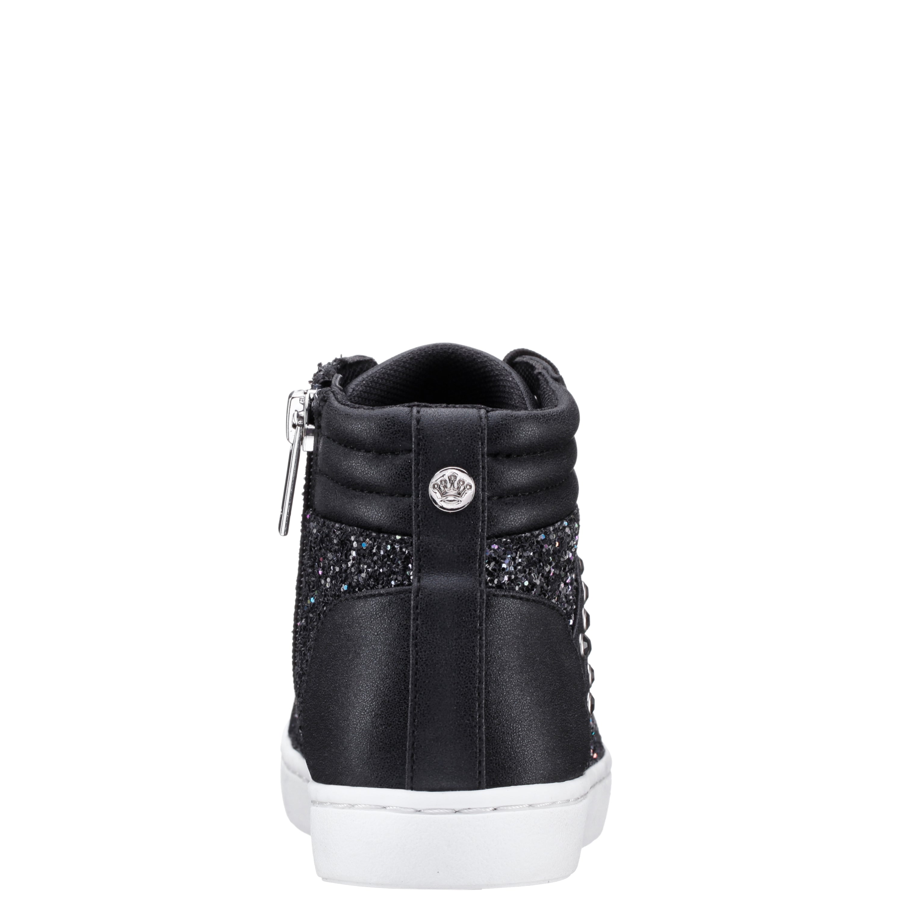 girls black high top sneakers
