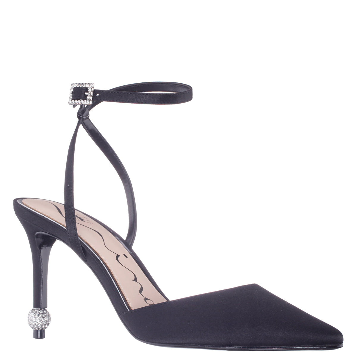 Clarks Womens Teresa Step Pump, Black Leather, 8 Wide US For Sale | Las