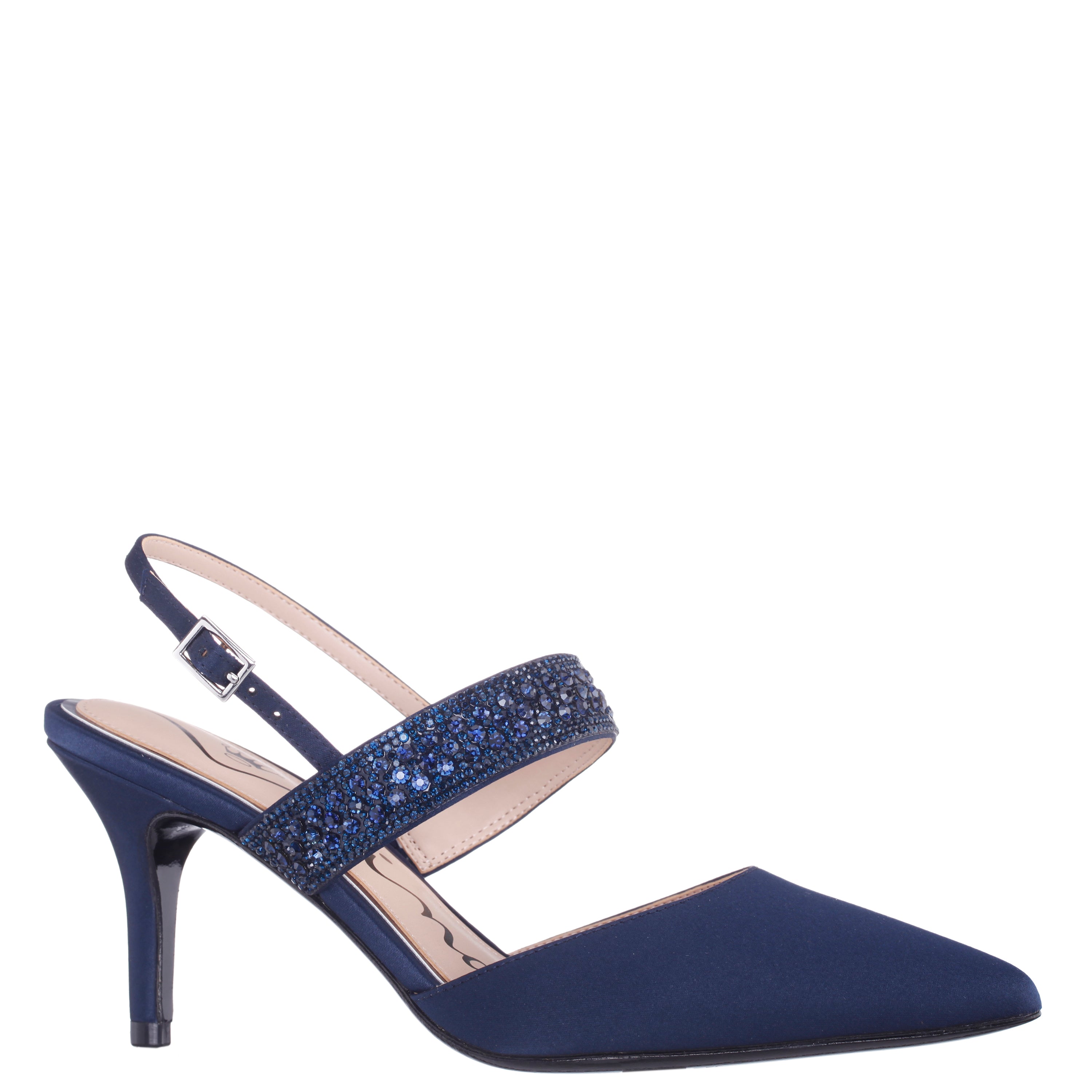 Kitten Heel Nina Navy Blue Wedding Shoes Perfect Bridal Everly