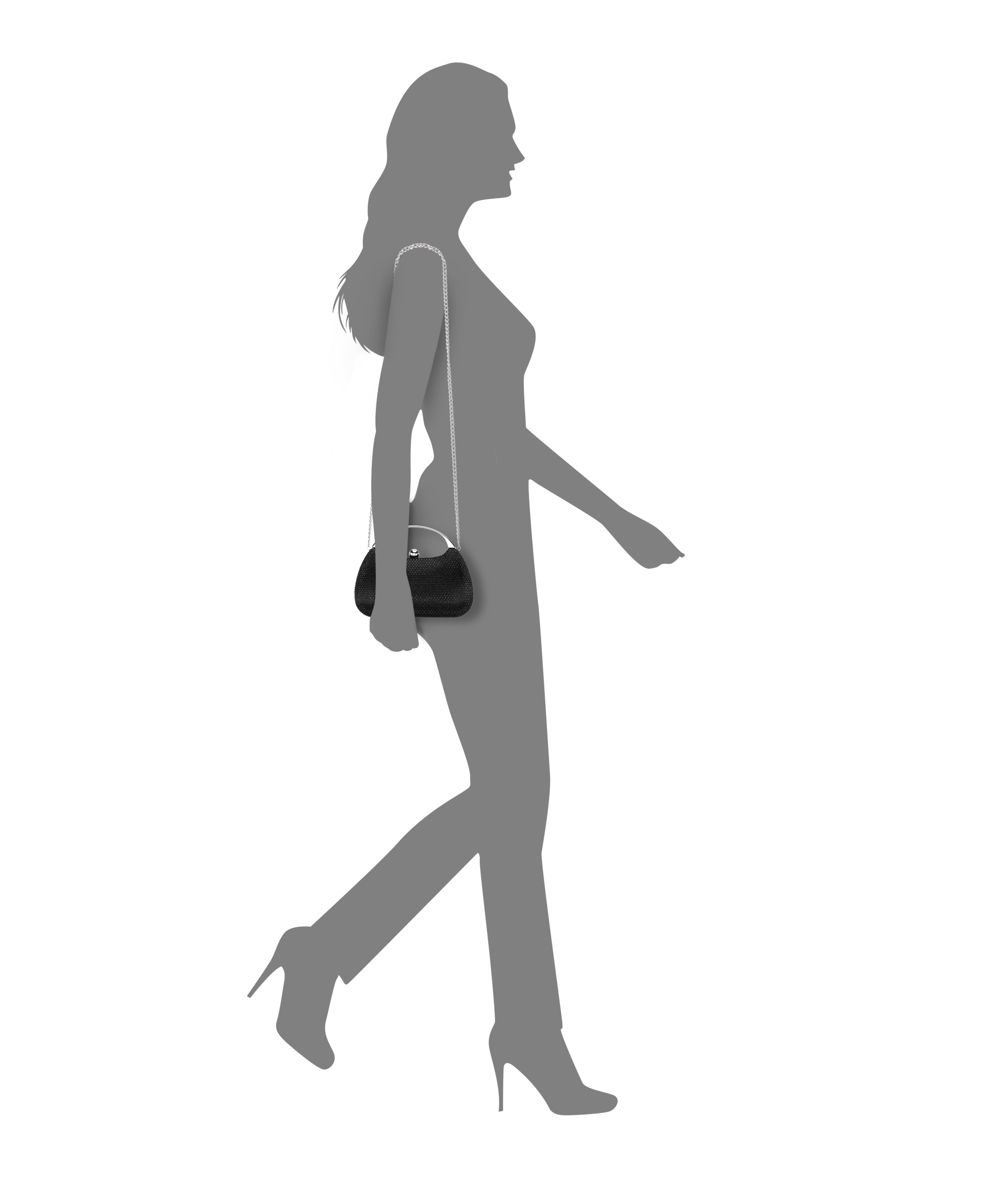 極美品✨MORABITO NINA ニナ ハンドバッグ ビジュー 本革 ブラック