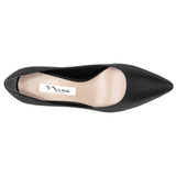 Womens Nina60 Black Peau Mid-heel Classic Pump | Nina Shoes